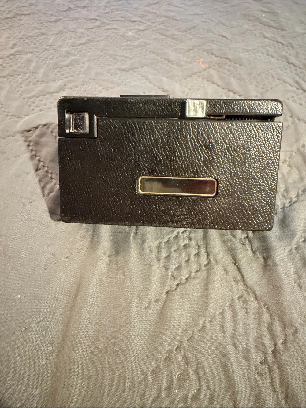 Kodak Instamatic X-15 Camera in Black, Cream and Blue with Brown Case